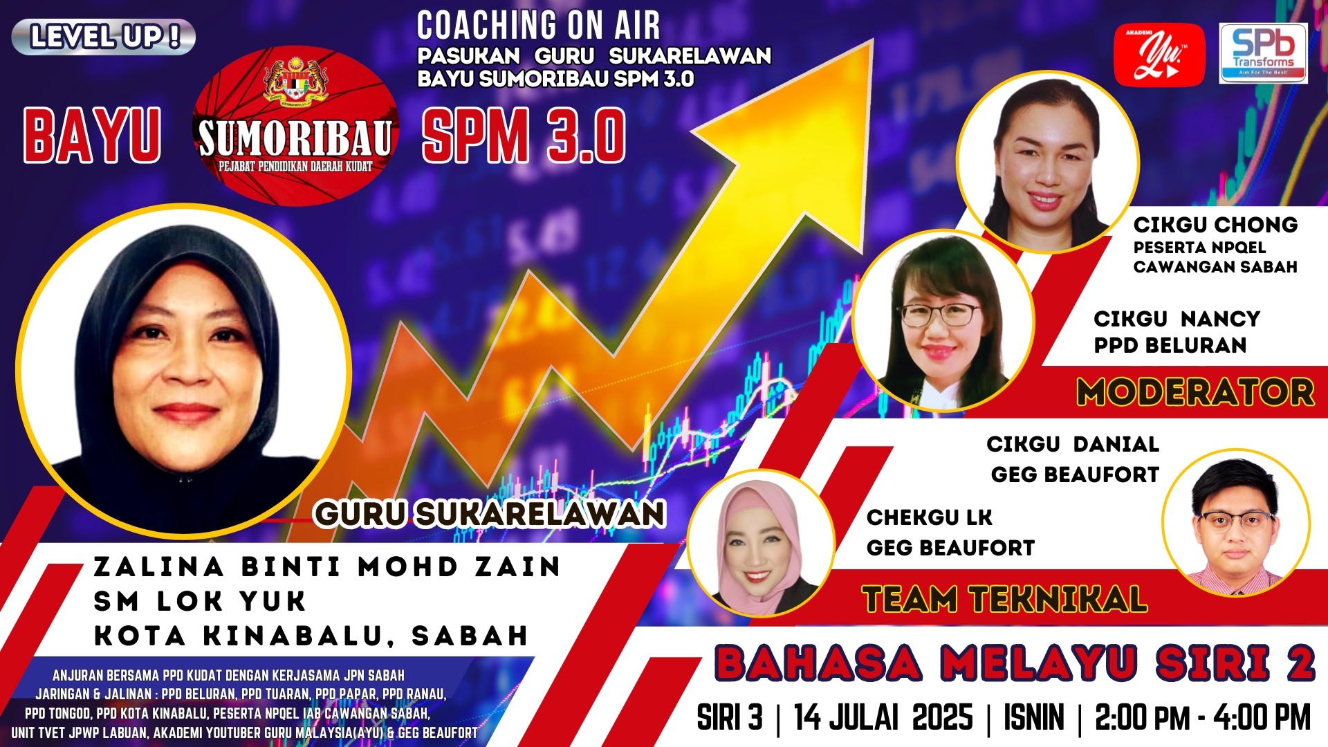 🔴 [LIVE] BAYU SUMORIBAU SPM 3.0 SIRI 3: BAHASA MELAYU SIRI 2 OLEH CIKGU ZALINA | SM LOK YUK KOTA KINABALU